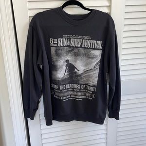 Hollister black surf crewneck